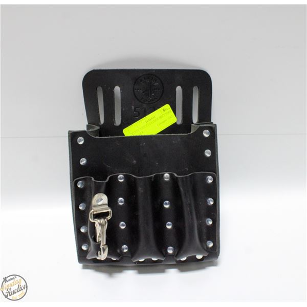 KLEIN TOOLS LEATHER BELT TOOL HOLDER