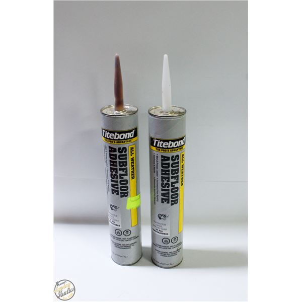 2PK SUB FLOOR ADHESIVE 129 OZ EA