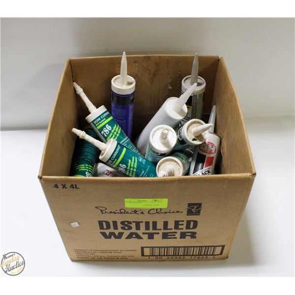 LOT OF SILICONE *SOME USED*