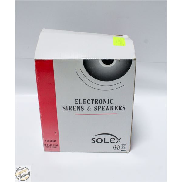 NEW SOLEX 30 WATT DUAL TONE SIREN.