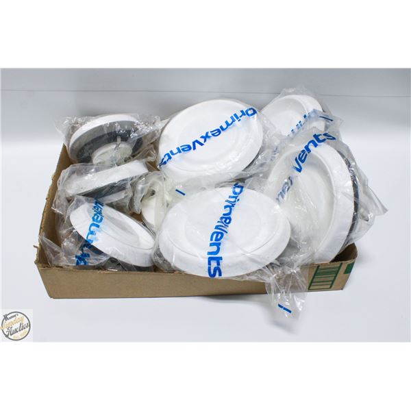 NEW PRIMEX VENTS: 4 OF 5" VENTS+3 OF 3" VENTS