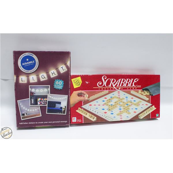 NEW SCRABBLE BOXED GAME+SCRABBLE STRING OF LIGHTS