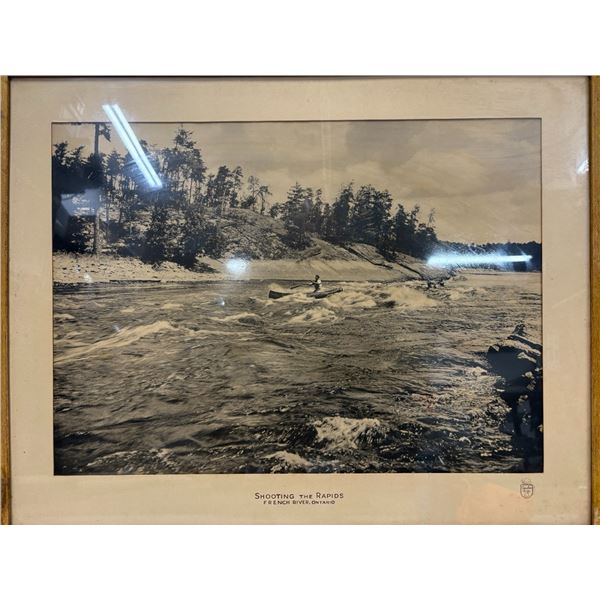 “SHOOTING THE RAPIDS” - FRENCH RIVER, ONTARIO