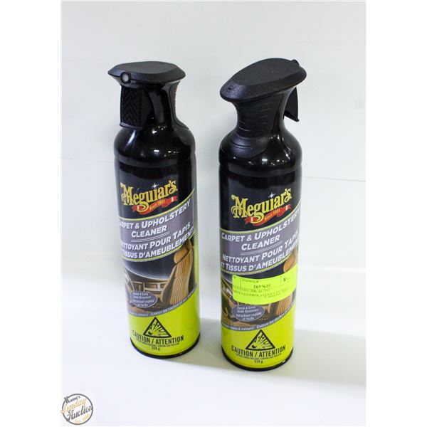 MEGUIARS 2PK AUTO CARPET&UPHOLSTERY CLEANER