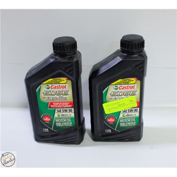 2PK CASTROL SYNTHETIC 5W30 OIL 2L