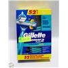 Image 1 : NEW W/BOX 52 GILLETTE SENSOR 2 + DISPOSABLE