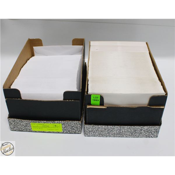 WHITE ENVELOPES 200 @ 4.375" X 5.75" & 180 @