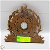 Image 1 : WATERFORD CRYSTAL MANTEL CLOCK WOODEN 7" TALL
