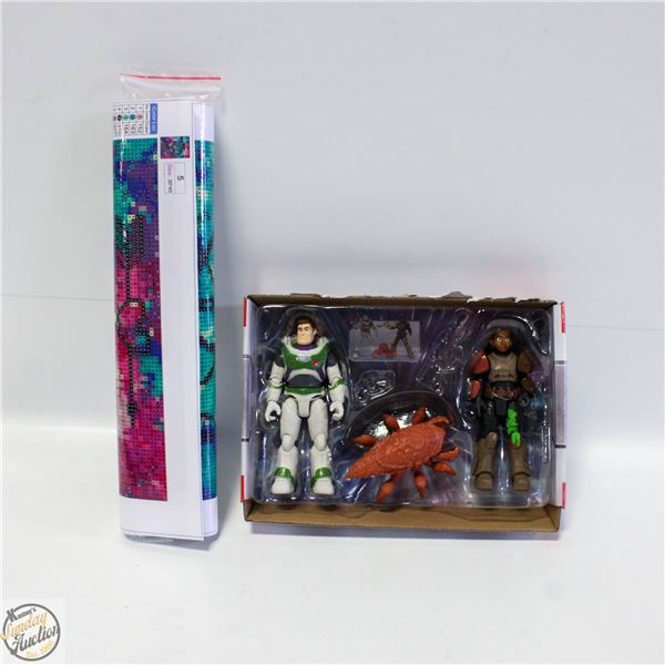 BUZZ LIGHTYEAR + OTHER FIGURES + NEW