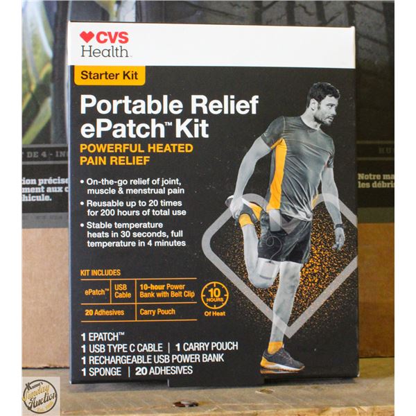 CVS HEALTH STARTER KIT PORTABLE RELIEF EPATCH KIT