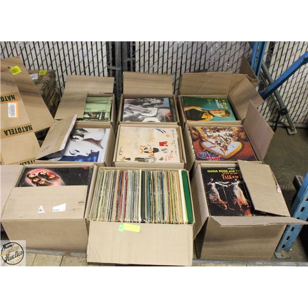 PALLET OF RECORDS: ROCK, POP, COUNTRY & MORE