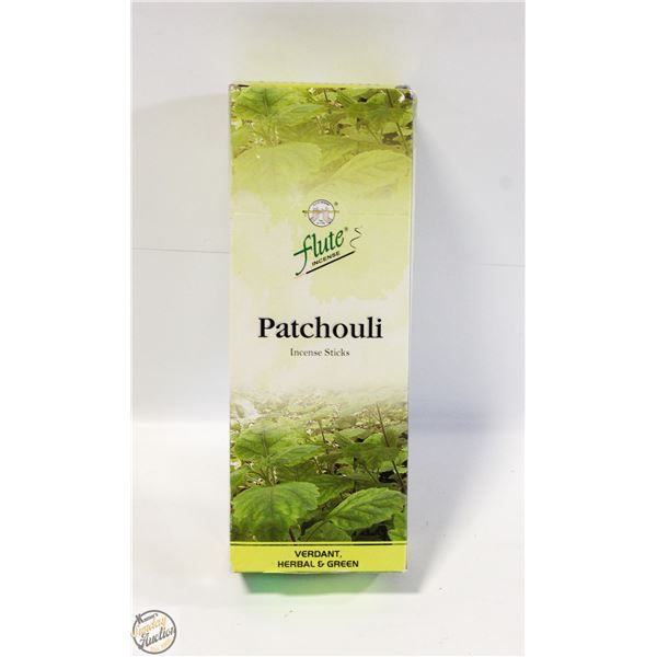 CASE OF PATCHULI FLUTE INCENSE