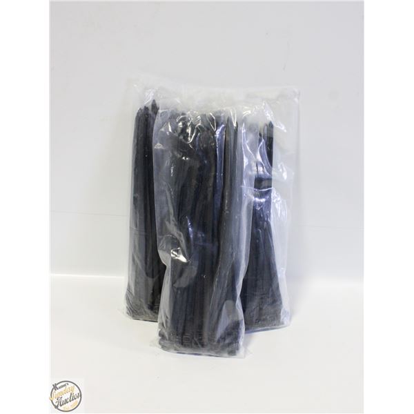 3 X 100 LONG ZIP TIES