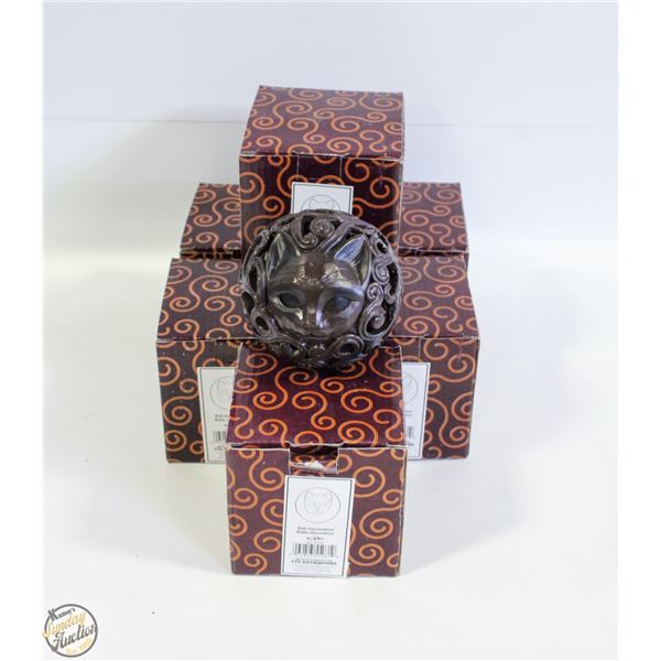 6 X CAT ORNAMENTS