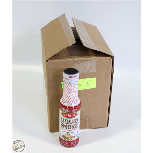 CASE OF 12 BOTTLES OF HICKORY LIQUID SMOKE