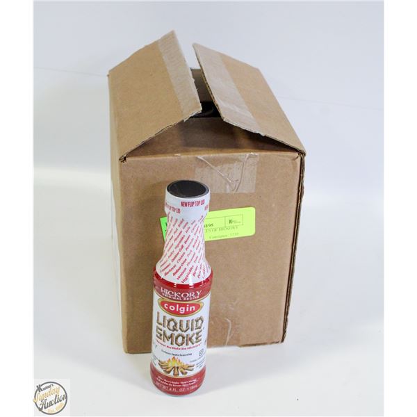CASE OF 12 BOTTLES OF HICKORY LIQUID SMOKE