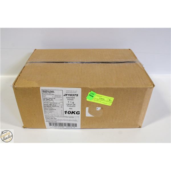 22LBS OF MILK CHOCOLATE EASTER EGGS WRAPPED IN