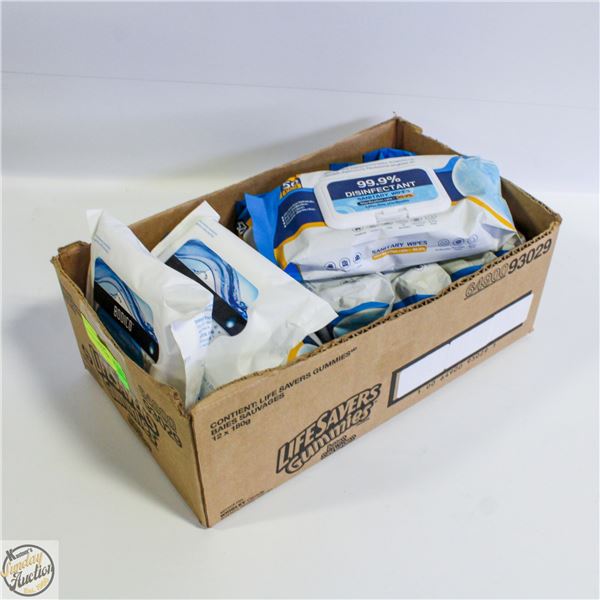 FLAT OF DISINFECTANT WIPES