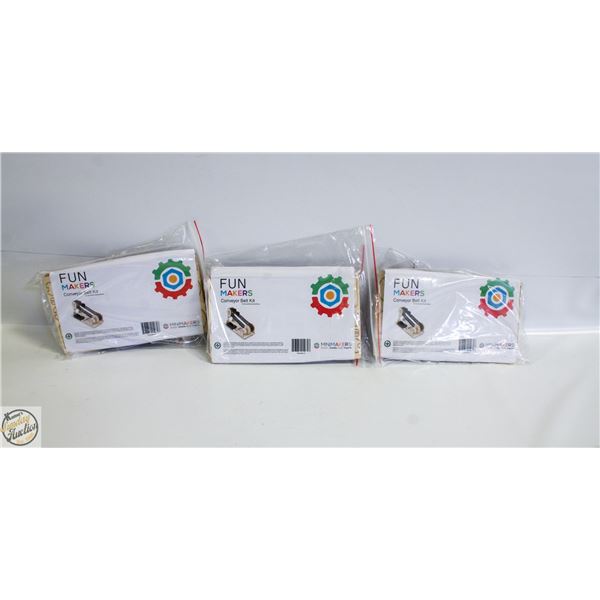 3 X CONVEYOR BELT KITS FUN MAKERS