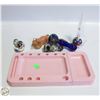 Image 1 : 5 X GLASS PIPE AND ROLLING TRAY