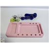 Image 1 : 5 X GLASS PIPE AND ROLLING TRAY