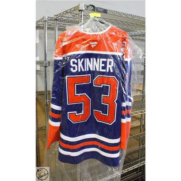 EDMONTON OILERS SKINNER #53 SIZE 52 JERSEY
