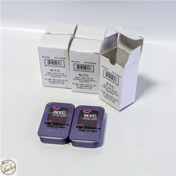 10 X NEW YORK COLOR LIP SLIDERS