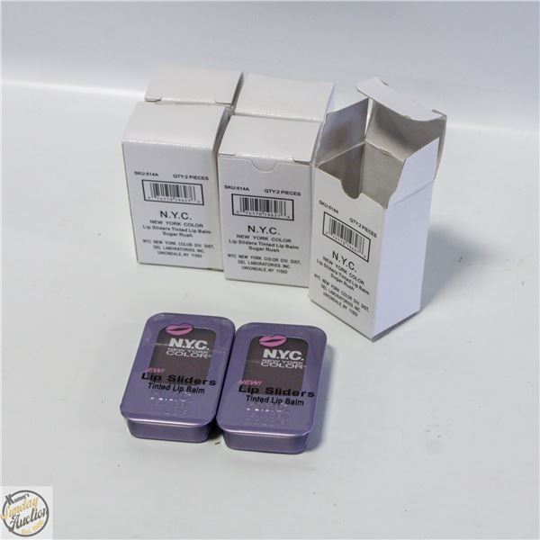 10 X NEW YORK COLOR LIP SLIDERS