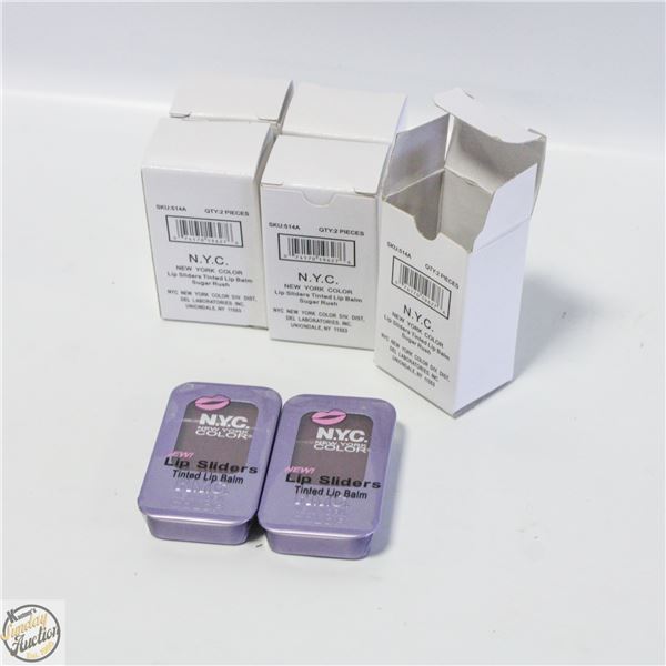 10 X NEW YORK COLOR LIP SLIDERS