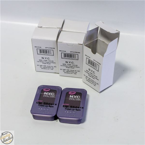 10 X NEW YORK COLOR LIP SLIDERS