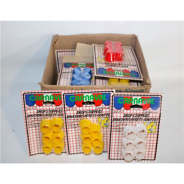 CASE OF NEW DROP STOPPERS