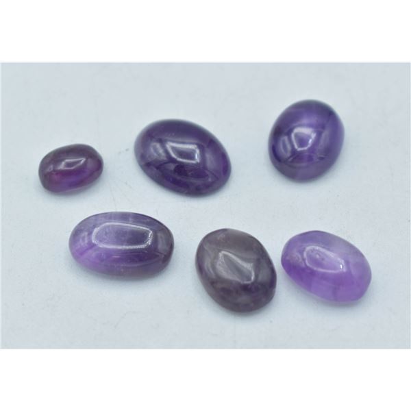 #76-NATURAL AMETHYST GEMSTONES 46.55CT