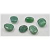 Image 1 : #32-NATURAL GREEN EMERALD GEMSTONES 34.70CT
