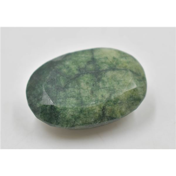 #43-NATURAL GREEN EMERALD GEMSTONE 108.95 CT