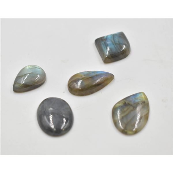 #52-NATURAL LABRADORITE GEMSTONES 65.80CT