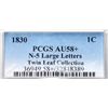 Image 4 : 1830 N-5 R3 Large Letters, PCGS graded AU58+