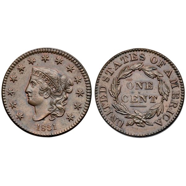 1831 N-8 R3 Large Letters MS60+