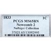 Image 4 : 1833 N-2 R2 PCGS graded MS65 Brown