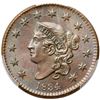 Image 2 : 1834 N-2 R1 Small 8, Stars, Medium Letters, PCGS graded MS65 Brown, CAC Approved
