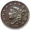 Image 2 : 1835 N-2 R3 Head of 1834, Small 8 & Stars, PCGS graded MS64 Brown