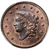 Image 2 : 1835 N-5 R2 Head of 1834, Small 8 & Stars, PCGS graded MS64 Red & Brown