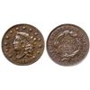 Image 1 : 1835 N-10 R4+ Head of 1834, Small 8 & Stars, PCGS graded AU58