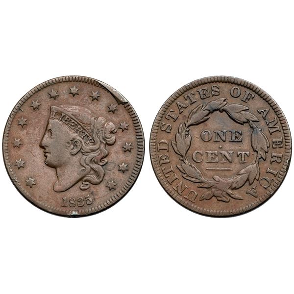 1835 N-12 R4+ Head of 1834, Small 8 F12