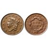 Image 1 : 1835 N-13 R4 Head of 1834, Small 8 & Stars, PCGS graded AU58
