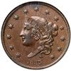 Image 2 : 1835 N-14 R2 Head of 1836, NGC graded AU58 Brown