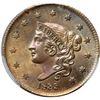 Image 2 : 1835 N-15 R2 Head of 1836, PCGS graded MS65 Brown