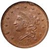 Image 2 : 1836 N-6 R2 Gobrecht Head, NGC graded MS64 Brown