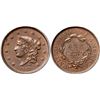 Image 1 : 1837 N-2 R2 Plain Hair Cord, Medium Letters, PCGS graded MS64 Brown