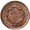 Image 3 : 1837 N-5 R2 Plain Hair Cord, Small Letters, PCGS graded MS64 Red & Brown