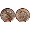 Image 1 : 1837 N-11 R1 Beaded Hair Cord, PCGS graded MS65 Brown, CAC Approved